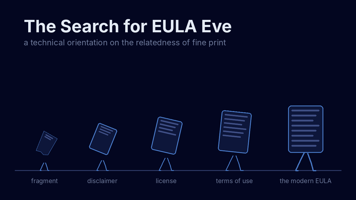 The Search for EULA Eve